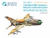Quinta Studio QD+48577 MiG-21MF Fishbed-J (Moscow plant) 3D-Printed & coloured Interior on decal paper (Eduard) (with 3D-printed resin parts) 1/48